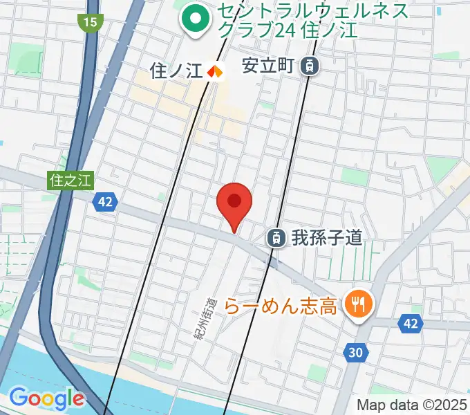 アンリュウリコーダーギャラリーの地図