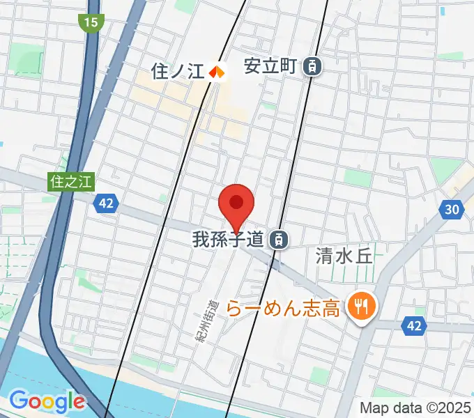 アンリュウリコーダーギャラリーの地図