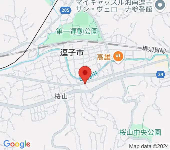 ケイズギターワークスの地図