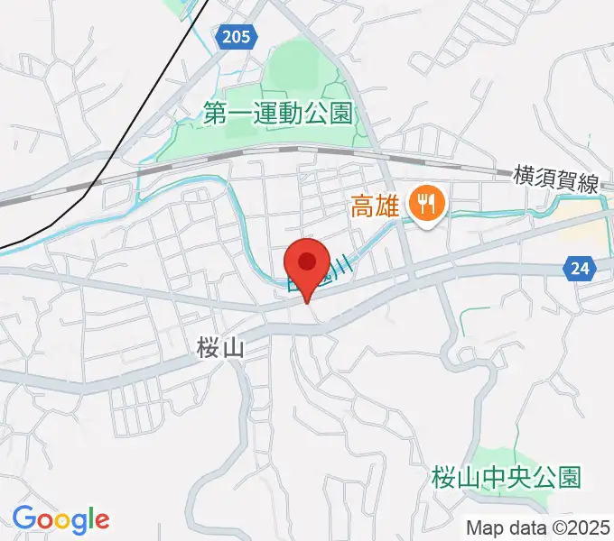ケイズギターワークスの地図