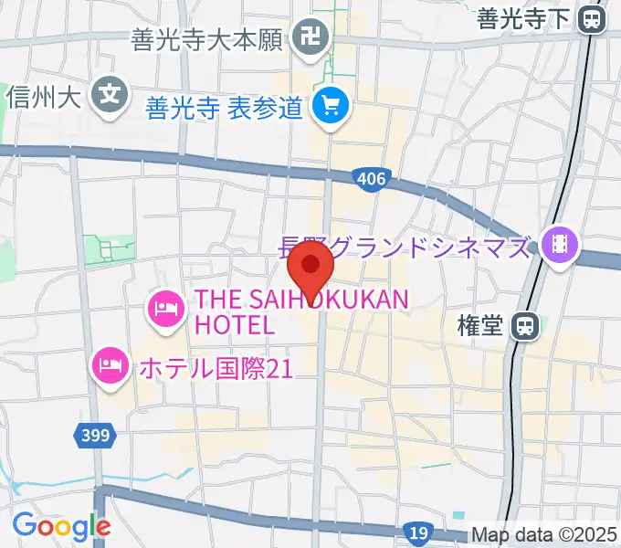 北野文芸座の地図