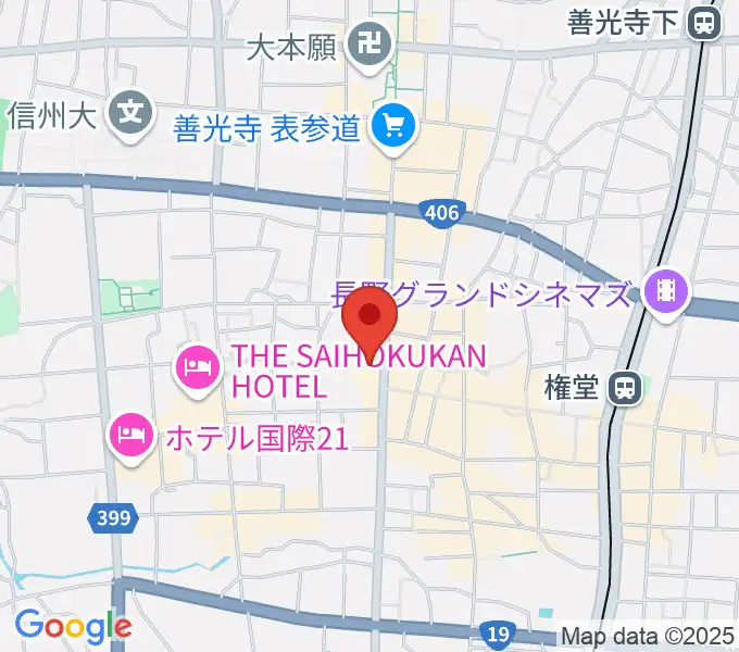 北野文芸座の地図