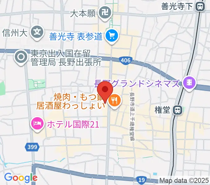 北野文芸座の地図