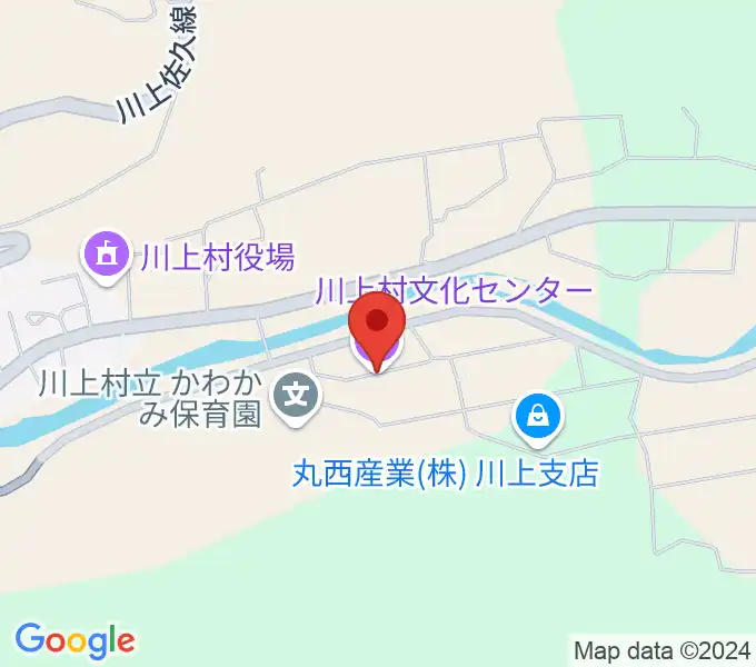 川上村文化センターの地図