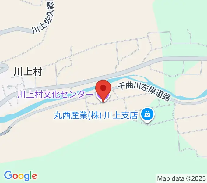 川上村文化センターの地図