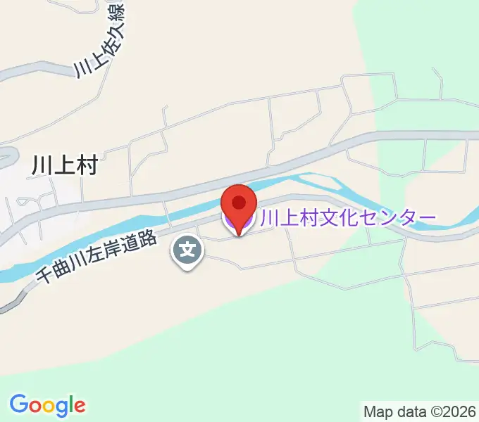 川上村文化センターの地図