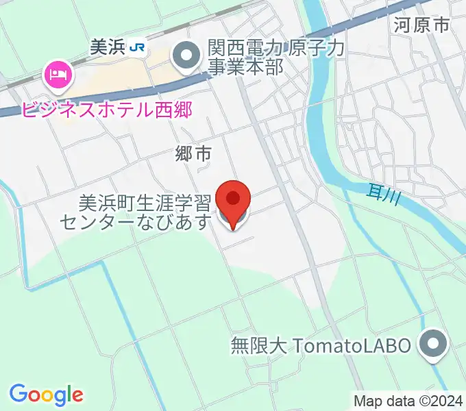 美浜町生涯学習センターなびあすの地図