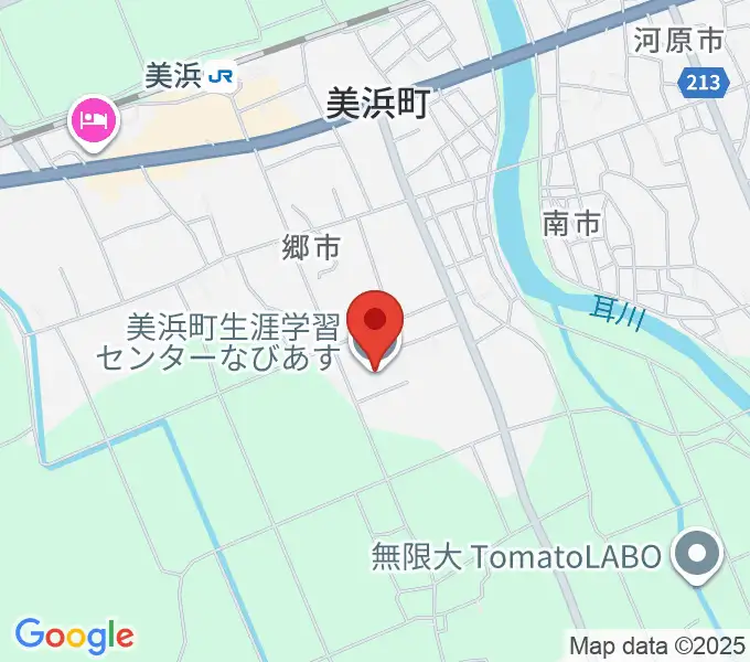 美浜町生涯学習センターなびあすの地図