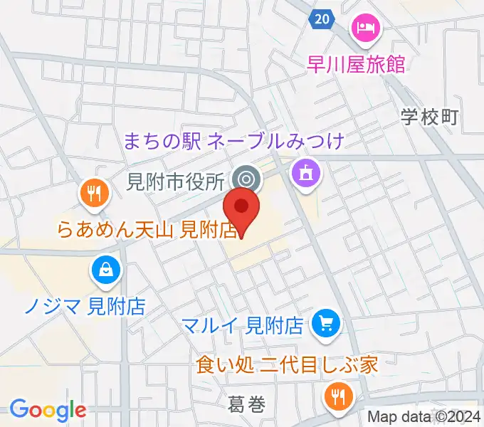 見附市文化ホール アルカディアの地図