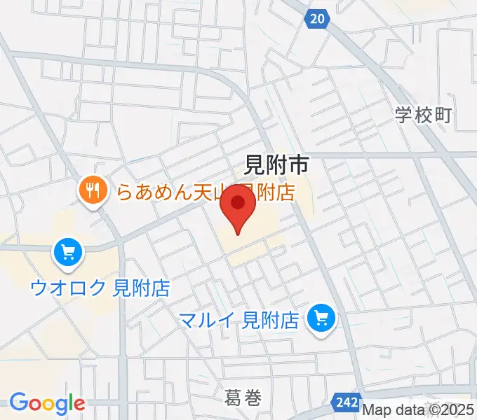 見附市文化ホール アルカディアの地図