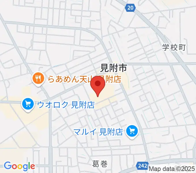 見附市文化ホール アルカディアの地図
