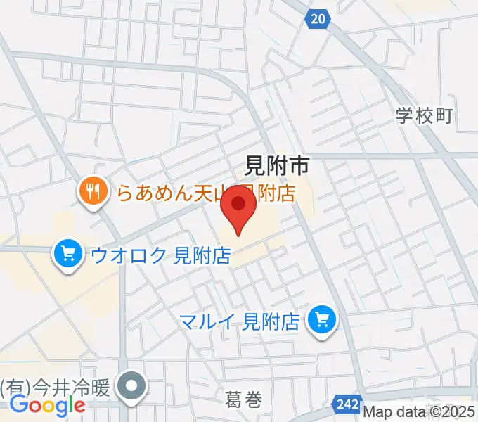 見附市文化ホール アルカディアの地図