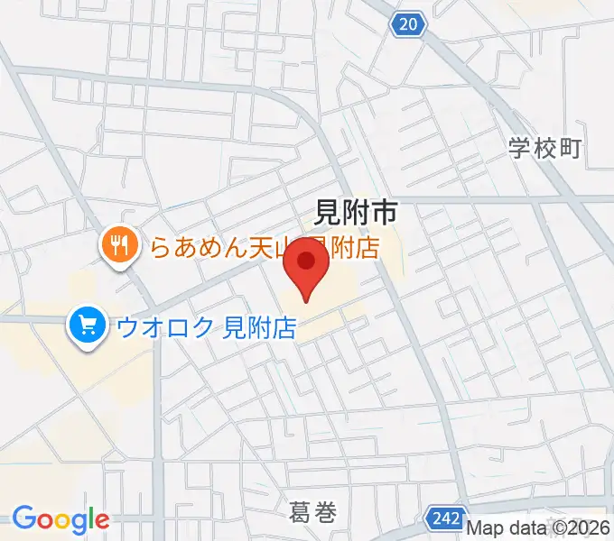 見附市文化ホール アルカディアの地図
