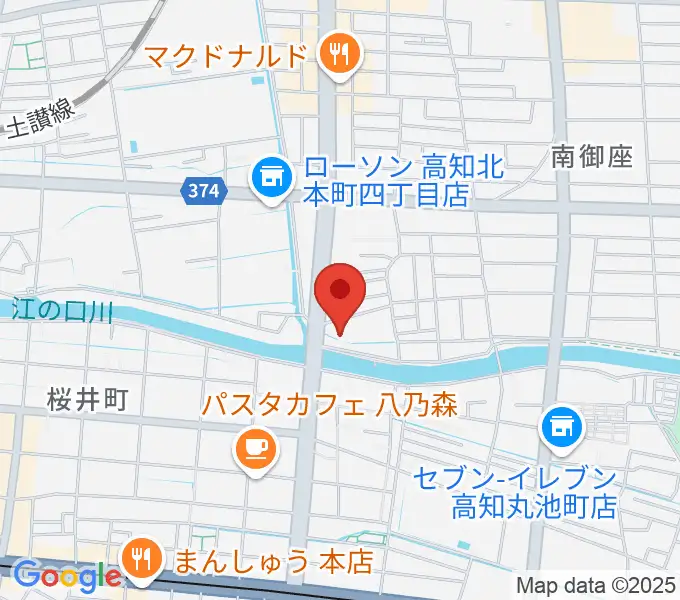 蛸蔵 TACOGURAの地図