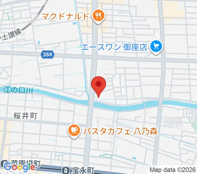 蛸蔵 TACOGURAの地図