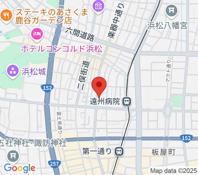 浜松スペースKの地図