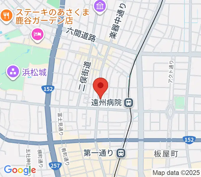 浜松スペースKの地図