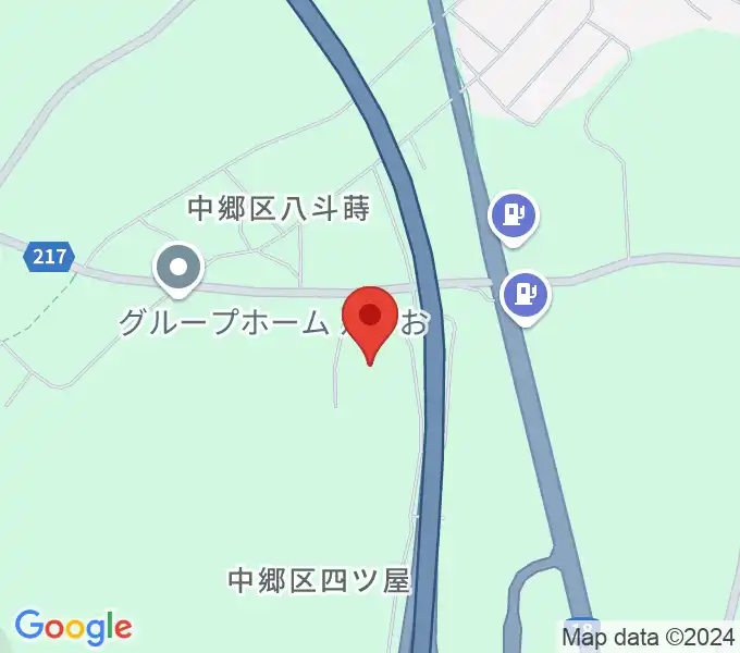 はーとぴあ中郷の地図