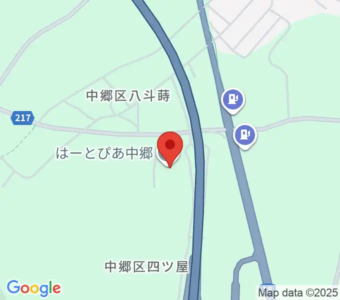 はーとぴあ中郷の地図