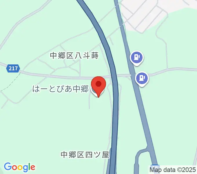 はーとぴあ中郷の地図