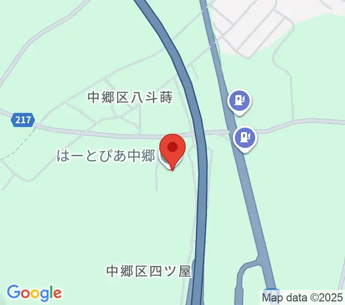 はーとぴあ中郷の地図