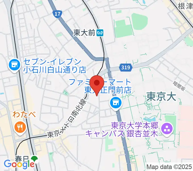 求道会館の地図