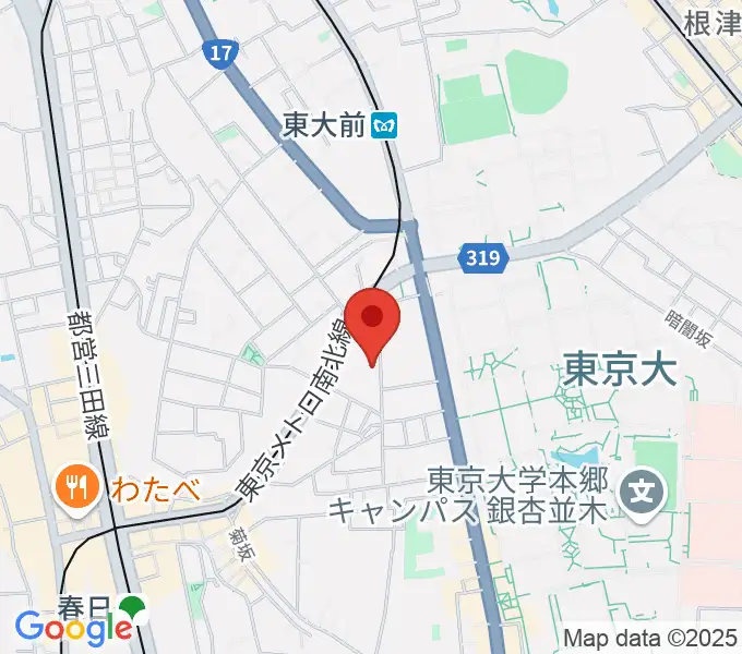 求道会館の地図