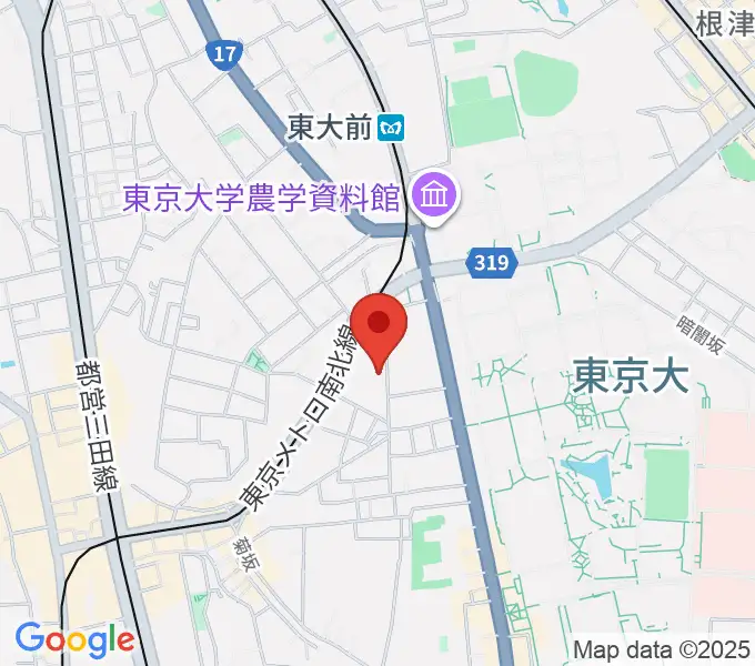 求道会館の地図