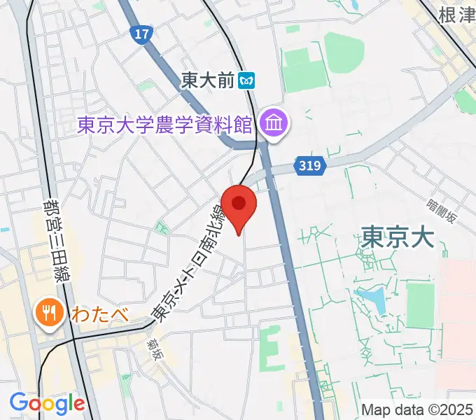 求道会館の地図