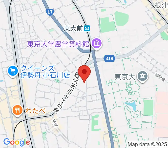求道会館の地図