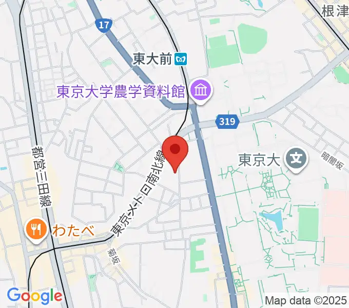 求道会館の地図