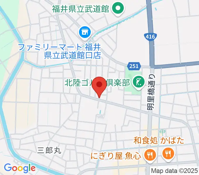 西川音楽教室の地図