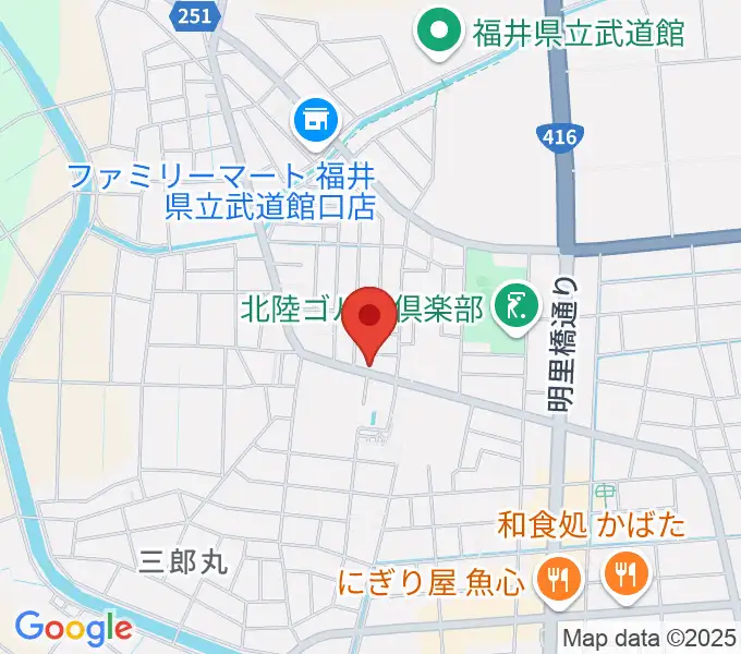 西川音楽教室の地図