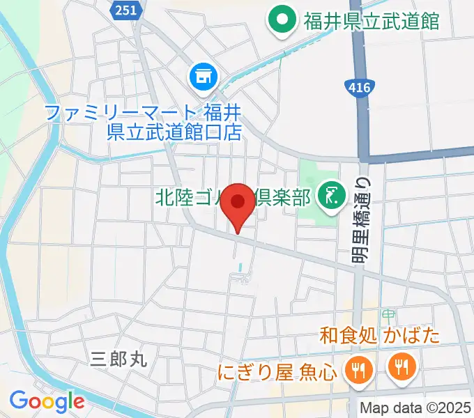 西川音楽教室の地図