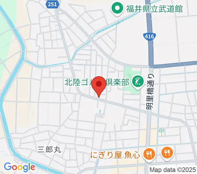 西川音楽教室の地図