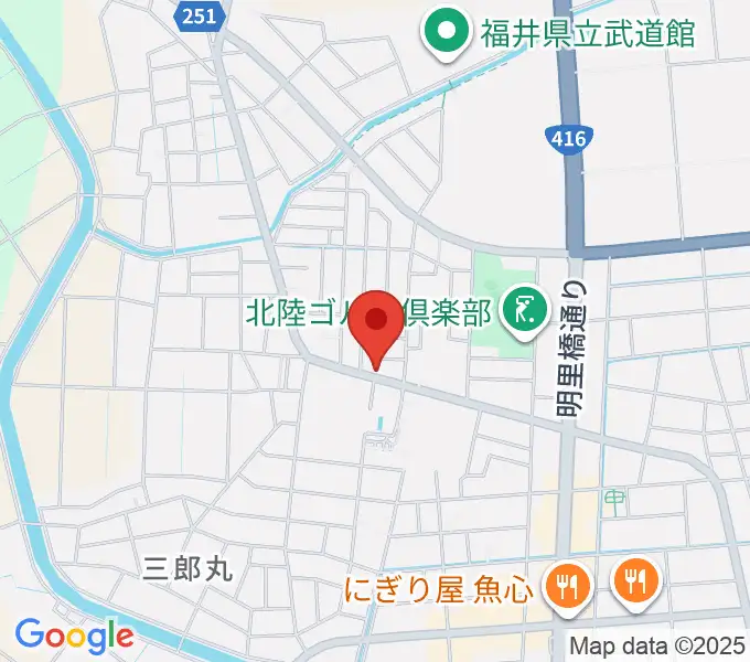 西川音楽教室の地図