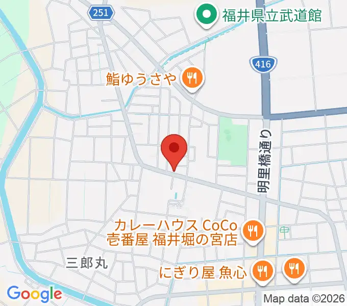 西川音楽教室の地図