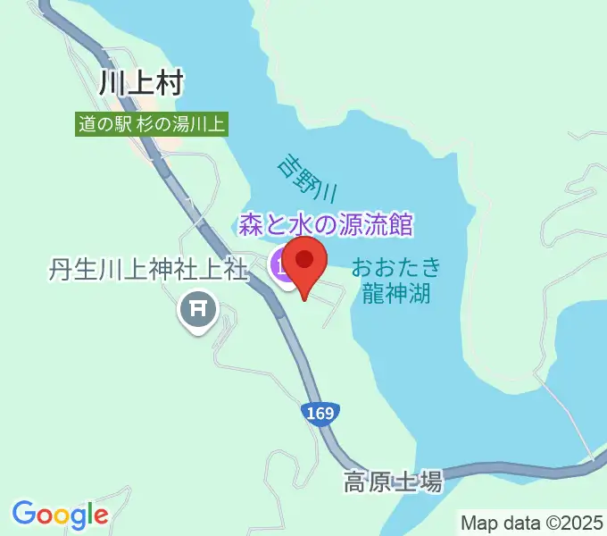 川上総合センターやまぶきホールの地図