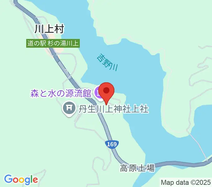 川上総合センターやまぶきホールの地図