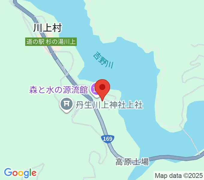 川上総合センターやまぶきホールの地図