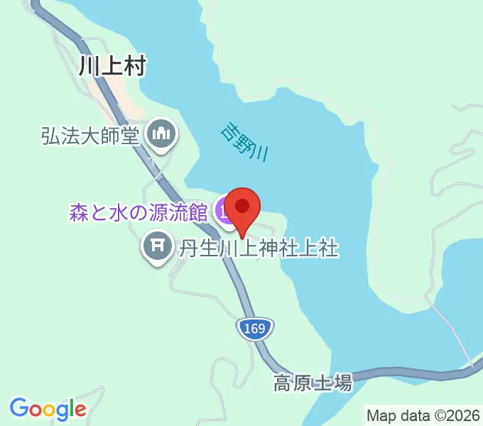川上総合センターやまぶきホールの地図
