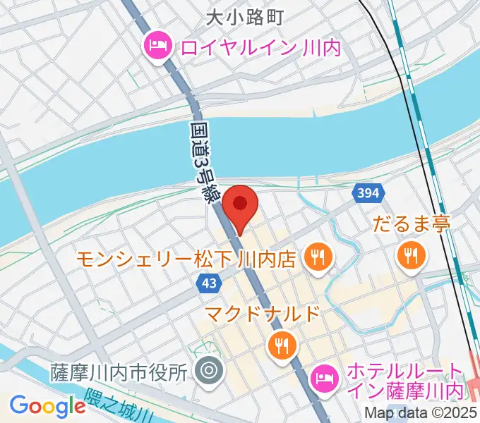 藤井ピアノサービスの地図