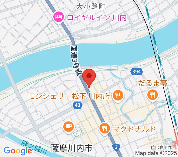 藤井ピアノサービスの地図
