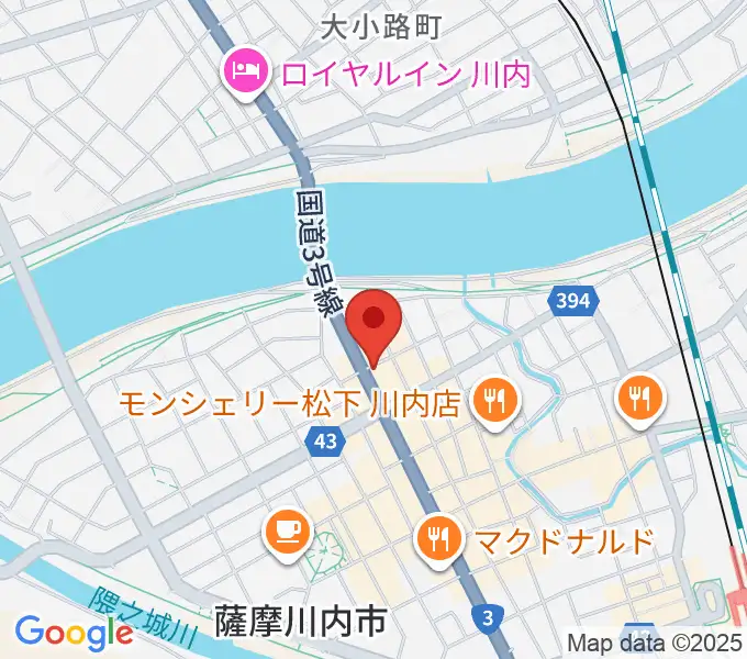 藤井ピアノサービスの地図