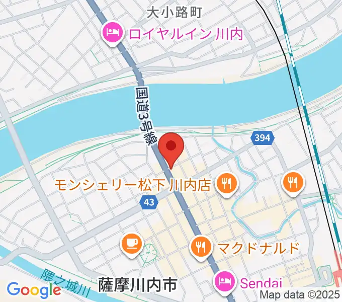 藤井ピアノサービスの地図