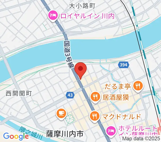 藤井ピアノサービスの地図