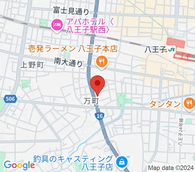 ギャラリー・スペースことのはの地図