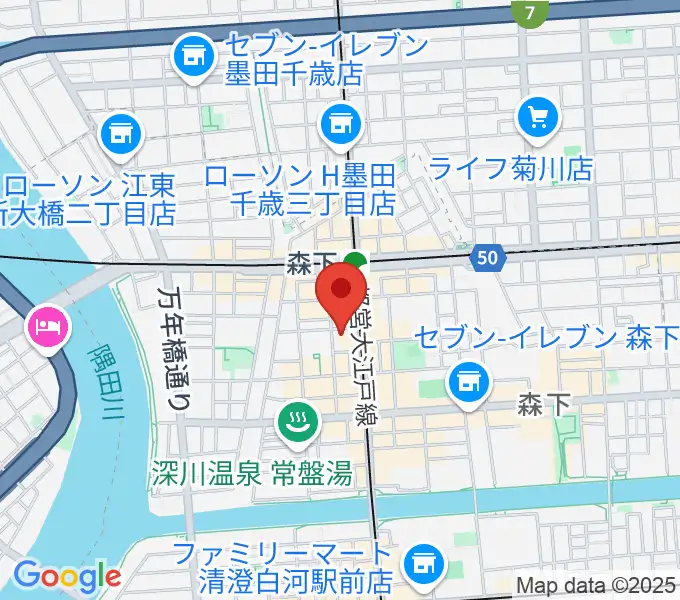 シェ・クロードの地図