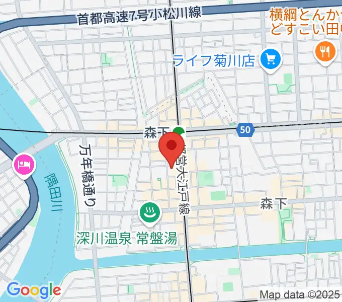 シェ・クロードの地図