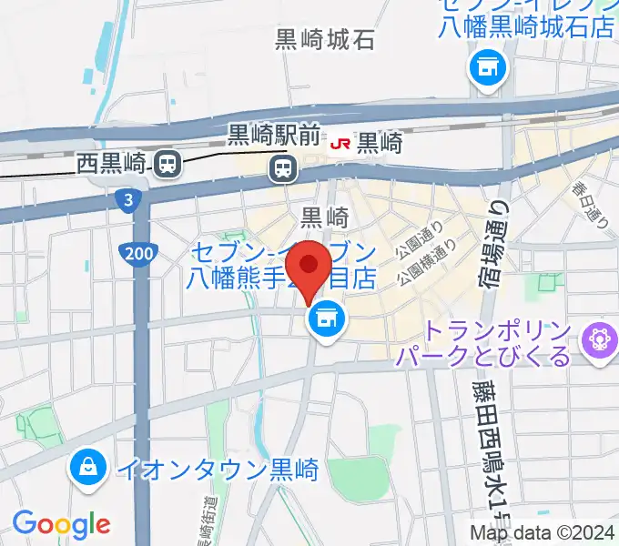 黒崎ストロベリーサワーの地図